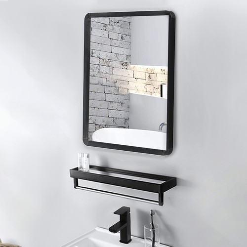 Black bathroom metal - black,