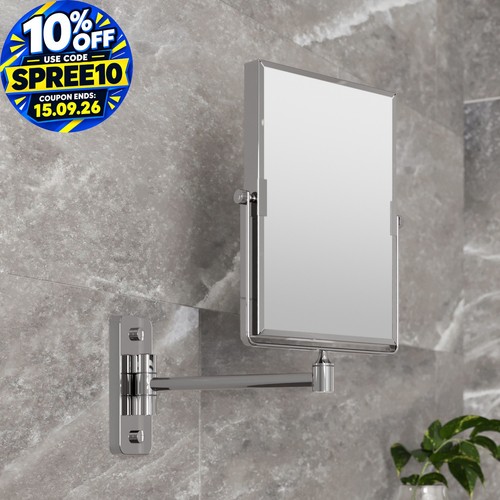 Wall mounted magnifying - mounted, 3x