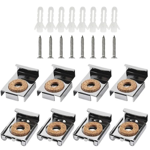 8pcs metal mirror clips - 8pcs,
