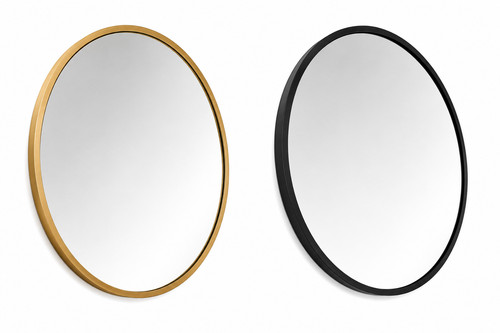 Modern round framed - round, wall
