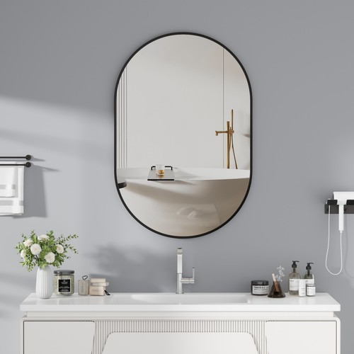 Oval mirror wall mounted - oval,