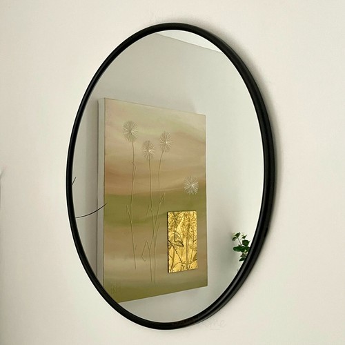 Black round wall - wall, x