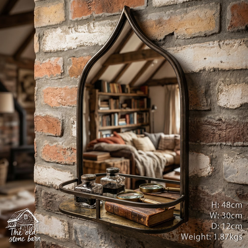 Rustic arched wall - rustic,