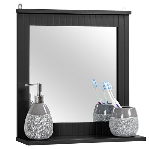 Black wood framed - black,