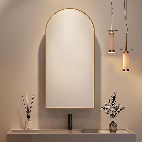 Arched mirror cabinet - mirror, bathroom