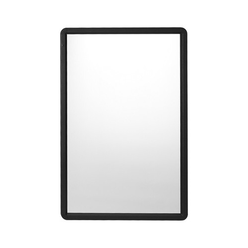Large bathroom mirror black - large,