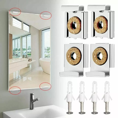 4pcs chrome mirror wall - 4pcs,