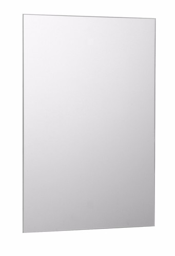 Frameless bathroom mirror - bathroom, &