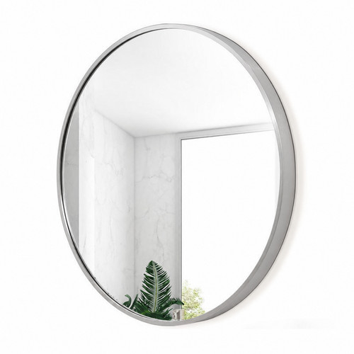 50cm round wall mirror - wall, –