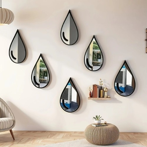 3pcs wall mount acrylic - acrylic, mirror