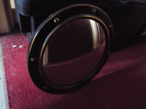 Vintage porthole convex - , mirror