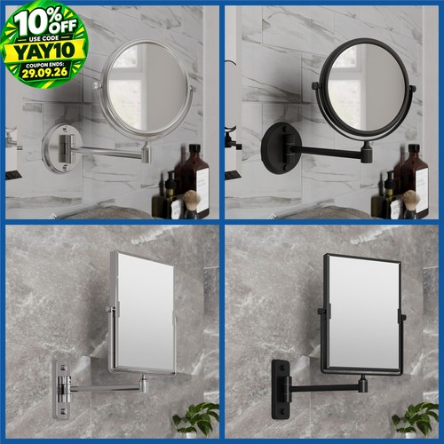 Wall mounted magnifying - wall, 3x