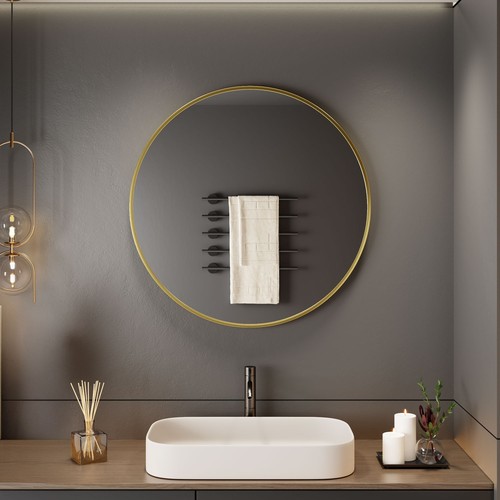 Neo gold round metal frame - gold,